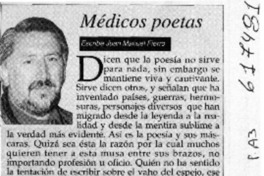 Médicos poetas  [artículo] Juan Manuel Fierro