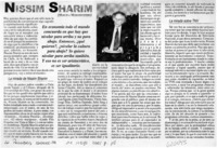Nissim Sharim  [artículo] Marcela Morgheinstern