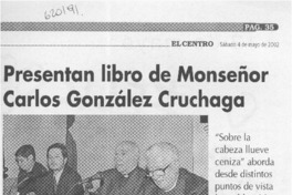 Presentaron libro de Monseñor Carlos González Cruchaga  [artículo] Manuel Herrera