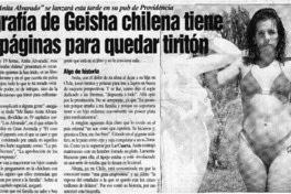 Biografía de Geisha chilena tiene 169 páginas para quedar tiritón  [artículo]