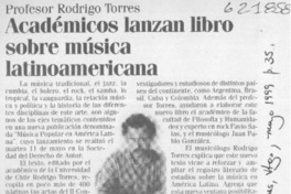 Académicos lanzan libro sobre música latinoamericana  [artículo]