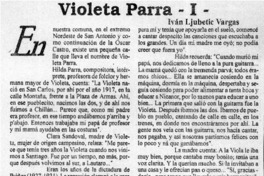 Violeta Parra I