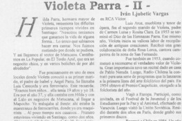 Violeta Parra II