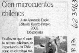 Cien microcuentos chilenos