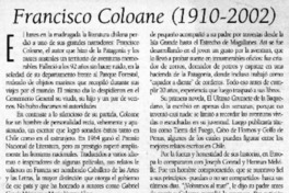Francisco Coloane (1910-2002)