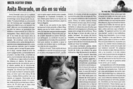Anita Alvarado, un día en su vida  [artículo] Freddy Stock