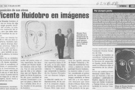 Vicente Huidobro en imágenes