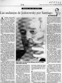 Las andanzas de Jodorowsky por Santiago