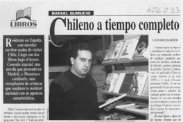 Chileno a tiempo completo  [artículo] Delia Pizarro San Martín