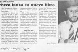 José Pacheco lanza su nuevo libro  [artículo]