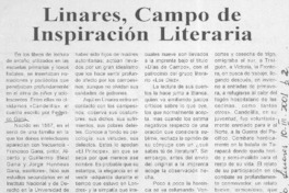 Linares, campo de inspiración literaria  [artículo] R. G. G.