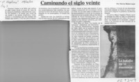 Caminando el siglo veinte  [artículo] Marino Muñoz Lagos