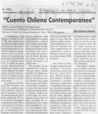 "Cuento chileno contemporáneo"  [artículo] Verónica Platoni