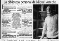 La biblioteca personal de Miguel Arteche  [artículo]