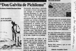 "Don Galvita de Pichilemu"  [artículo] Alberto González Gaete