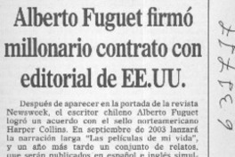 Alberto Fuguet firmó millonario contrato con editorial de EE.UU.  [artículo]