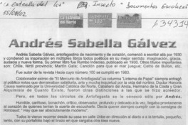 Andrés Sabella Gálvez  [artículo]