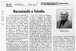 Racontando a Volodia  [artículo] Alberto Carrizo