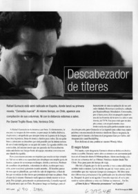 Descabezador de títeres  [artículo] Daniel Trujillo Rivas