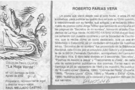 Roberto Farías Vera  [artículo]