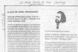 A ojo de Ariel Fernández  [artículo]