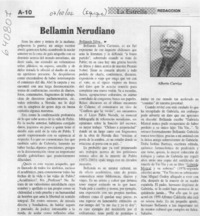 Bellamín Silva  [artículo] Alberto Carrizo