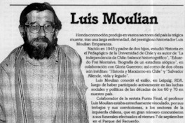 Luis Moulian  [artículo]