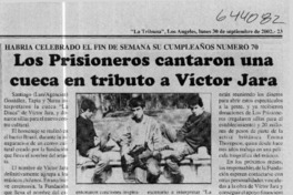 Los Prisioneros cantaron una cueca en tributo a Víctor Jara  [artículo]
