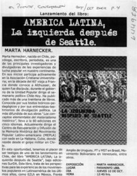 América Latina, la izquierda después de Seattle  [artículo]