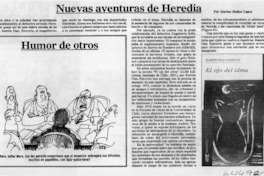 Nuevas aventuras de Heredia  [artículo] Marino Muñoz Lagos
