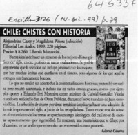Chile, chistes con historia  [artículo] Gloria Guerra