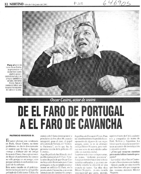 De El Faro de Portugal a El Faro de Cavancha  [artículo]