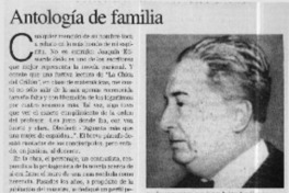 Antología de familia  [artículo] Rodolfo Garcés Guzmán