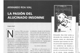 La pasión del alucinado insomne  [artículo] Virginia Vidal