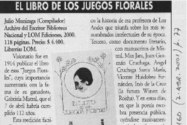 El libro de los juegos florales  [artículo] Floridor Pérez