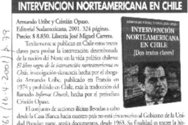 Intervención norteamericana en Chile