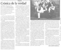 Crónica de la verdad  [artículo] Luis Alberto Mansilla