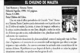 El chileno de maleta  [artículo] Ana María Valdivieso
