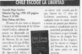 Chile escoge la libertad  [artículo] Luis Moulian