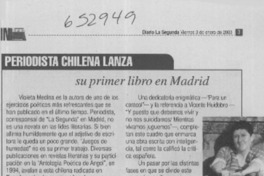 Periodista chilena lanza su primer libro en Madrid  [artículo]