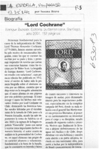 "Lord Cochrane"  [artículo] Susana Bravo