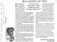 Los secretos de Totó  [artículo] Carolina Sandoval.