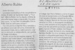 Alberto Rubio  [artículo] César Díaz-Muñoz Cormatches.