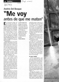 "Me voy antes de que me maten"  [artículo] Verónica Marinao.