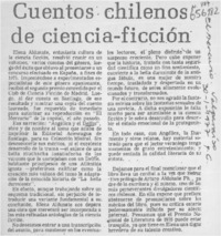Cuentos chilenos de ciencia-ficción.  [artículo]
