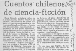 Cuentos chilenos de ciencia-ficción.  [artículo]