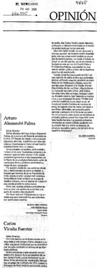Arturo Alessandri Palma  [artículo] Soledad Ponce Araneda.