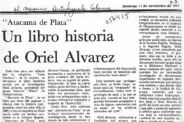 Un libro historia de Oriel Alvarez.  [artículo]