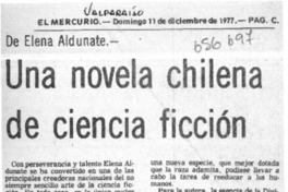 Una novela chilena de ciencia ficción.  [artículo]
