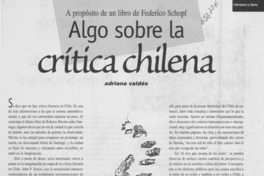 Algo sobre la crítica chilena